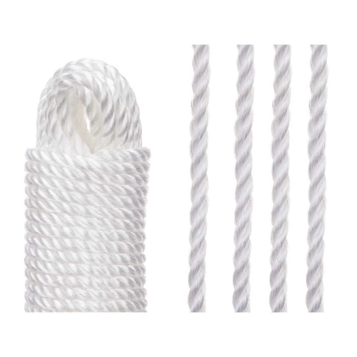 Cuerda para Tender Blanco Plástico 20 m (24 Unidades) 1