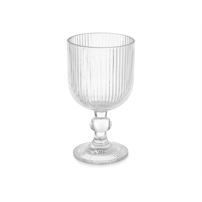 Copa de vino Rayas Transparente Vidrio 260 ml (6 Unidades) 2