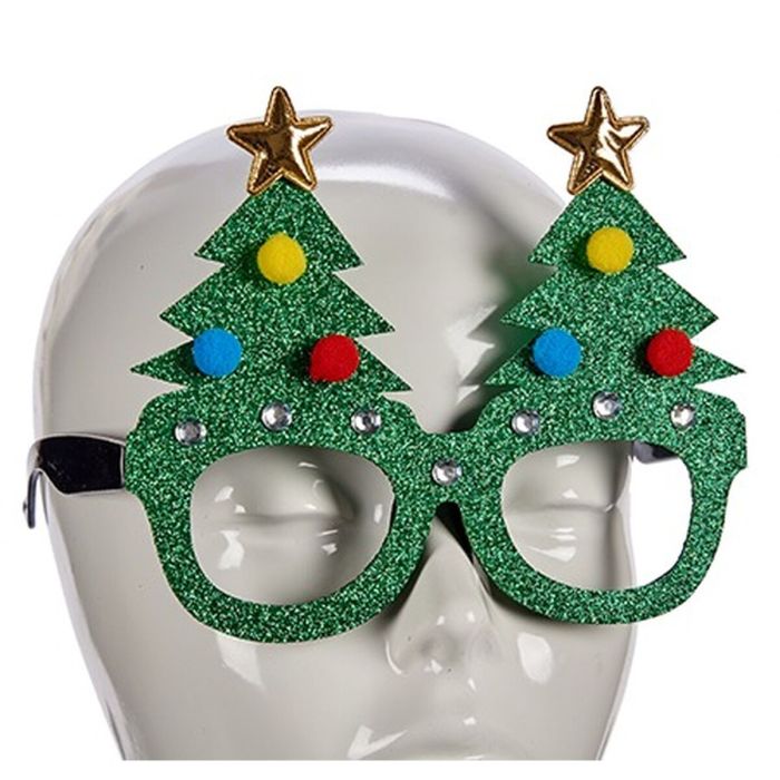 Gafas Árbol de Navidad Verde (12 Unidades) 1