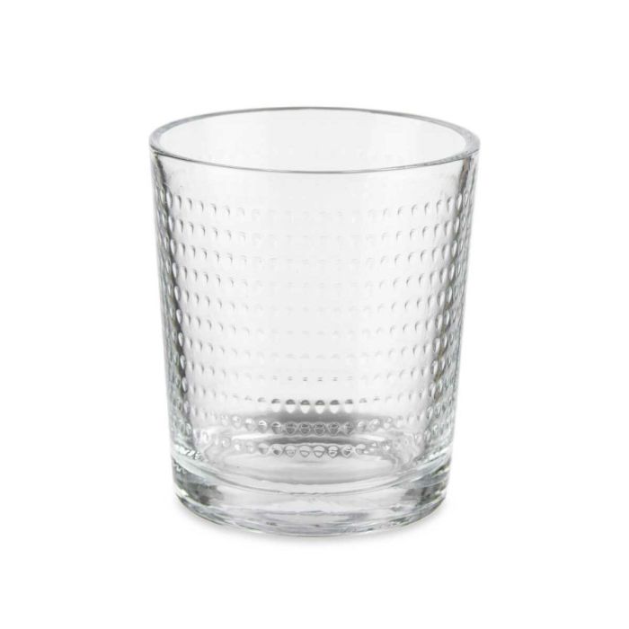 Set de Vasos Puntos Transparente Vidrio 265 ml (8 Unidades) 1