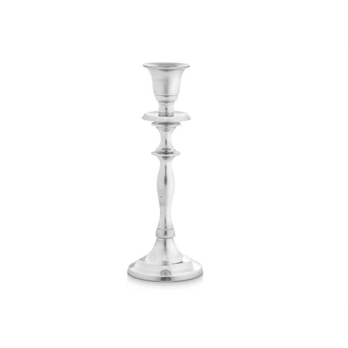 Candelabro Plateado Aluminio 4,5 x 20 x 7,5 cm (8 Unidades) 2