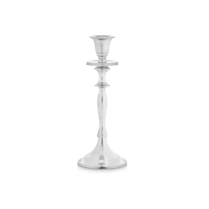 Candelabro Plateado Aluminio 4,5 x 23 x 8 cm (8 Unidades) 2