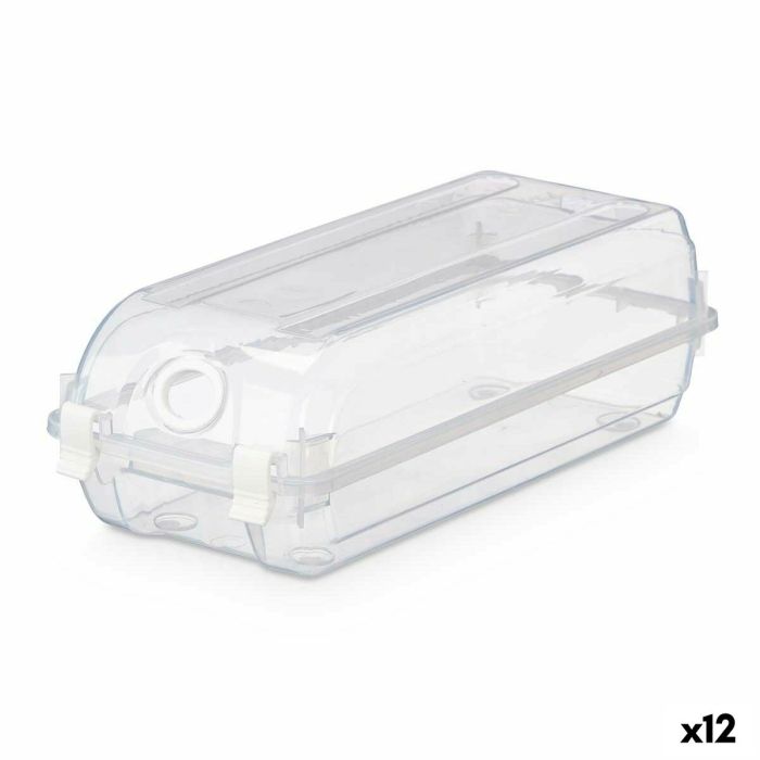 Caja apilable para zapatos Transparente Plástico 14 x 10 x 32 cm (12 Unidades)