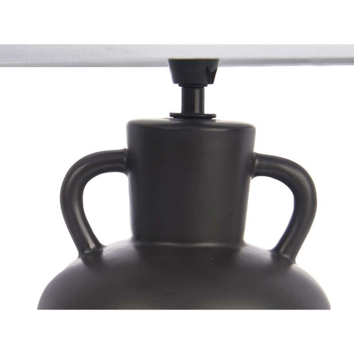 Lámpara de mesa Jarrón 40 W Negro Cerámica 24 x 39,7 x 24 cm (4 Unidades) 1