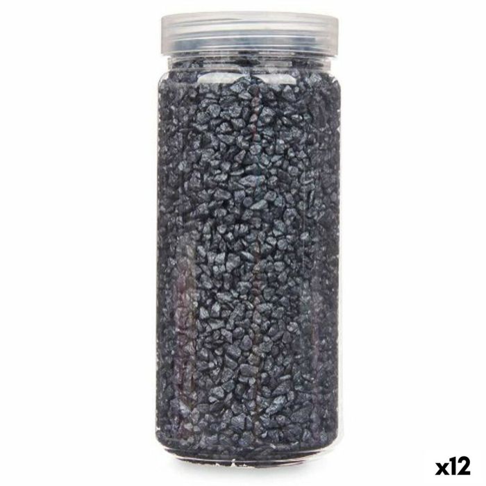 Piedras Decorativas Negro 2 - 5 mm 700 g (12 Unidades)