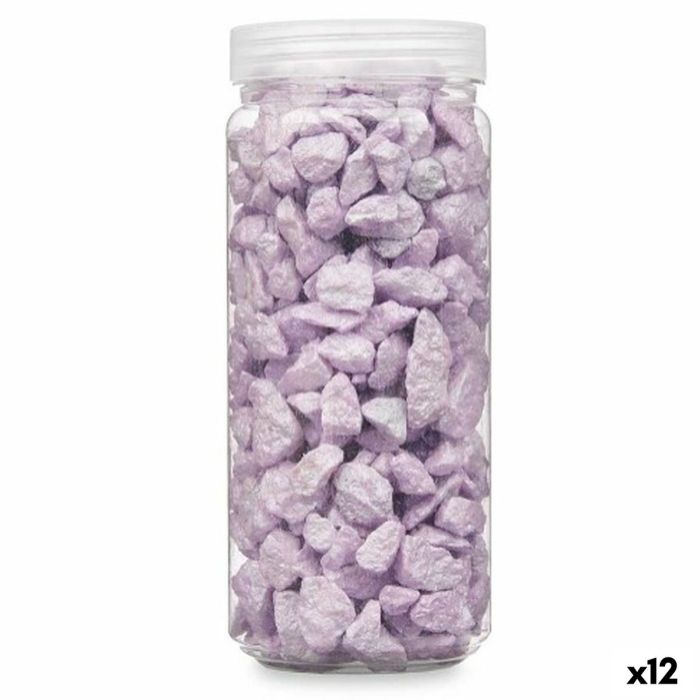 Piedras Decorativas Lila 10 - 20 mm 700 g (12 Unidades)
