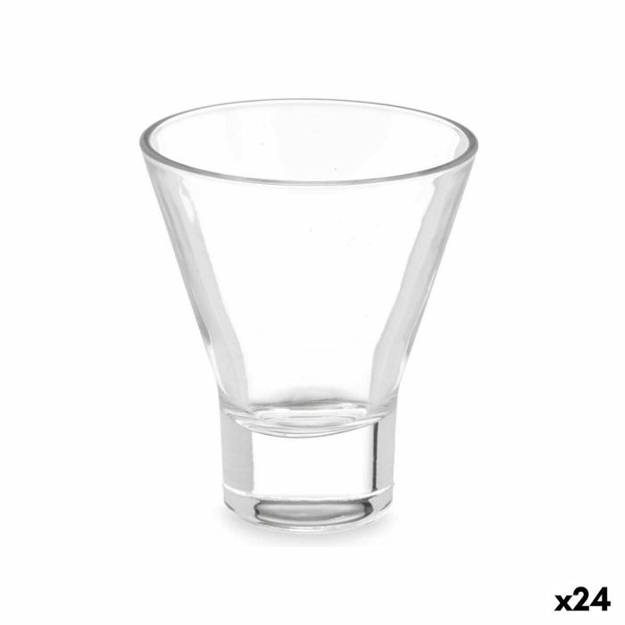 Vaso Transparente Vidrio 230 ml (24 Unidades)