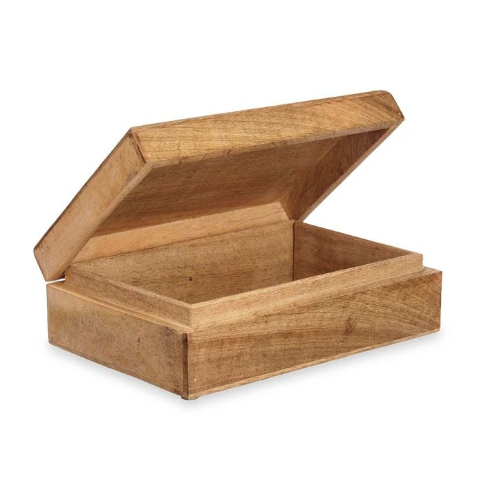 Caja Decorativa Madera de mango 25,5 x 8 x 17,4 cm (6 Unidades) Árbol de la vida 1