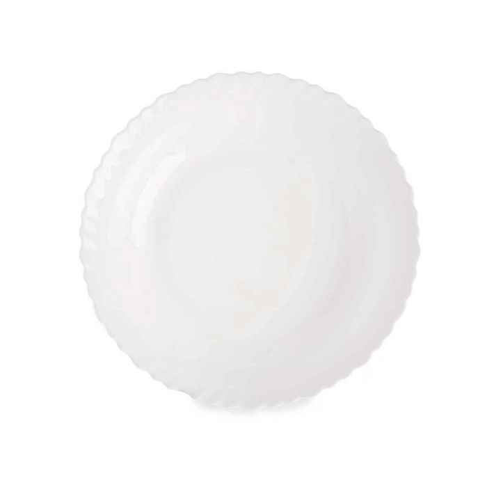 Ensaladera Blanco Vidrio 27,5 x 5,5 x 27,5 cm (18 Unidades) 2