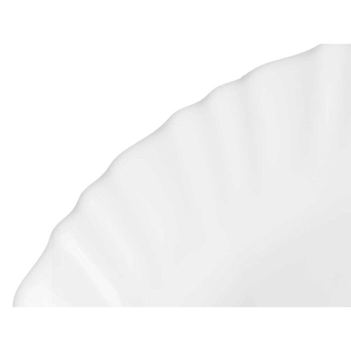 Fuente de Cocina Blanco Vidrio 34 x 2,5 x 25 cm (18 Unidades) 1