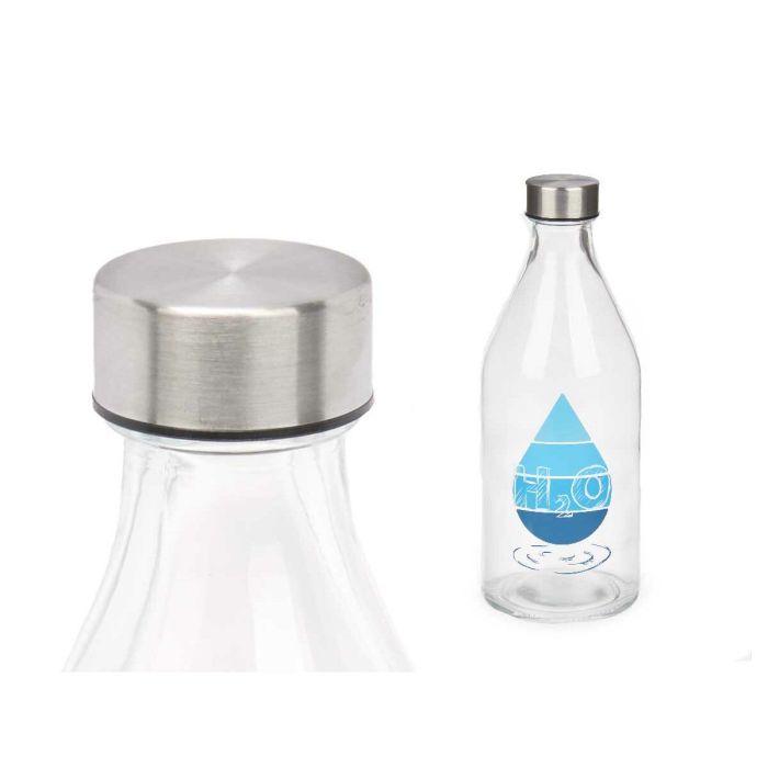 Botella H2O Vidrio 1 L (12 Unidades) 2