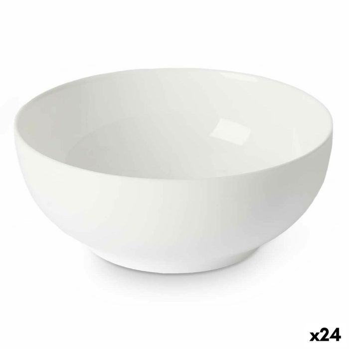 Cuenco Blanco Vidrio opalino 18 x 7 x 18 cm (24 Unidades)