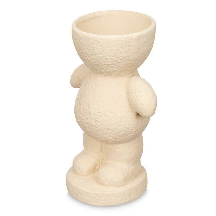 Figura Decorativa Beige Dolomita 16 x 25 x 12 cm (6 Unidades) Jarrón 1