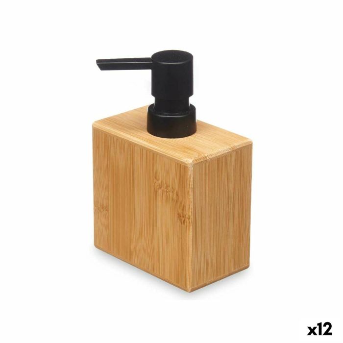 Dispensador de Jabón Negro Bambú Plástico 9,7 x 15 x 5,8 cm (12 Unidades) 0 Dispensador de Jabón Negro Bambú Plástico 9,7 x 15 x 5,8 cm (12 Unidades) 0