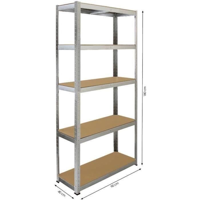 Estanterías con baldas 180x90x40 - Fieldmann - FDR 1800 2