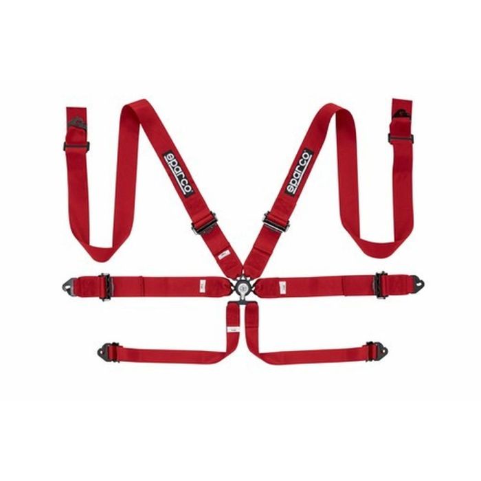 Arnés 6Pt P-3 Pull Up Rojo S04818RALRS