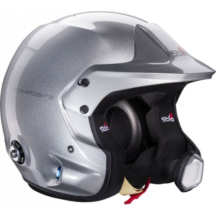 Casco Venti Wrc Rally Composite Snell Sa2020 Fia 8859-15 Hans Fia8858-10 gris-Interior Negro 63Outlet STIAA0220BG2T63