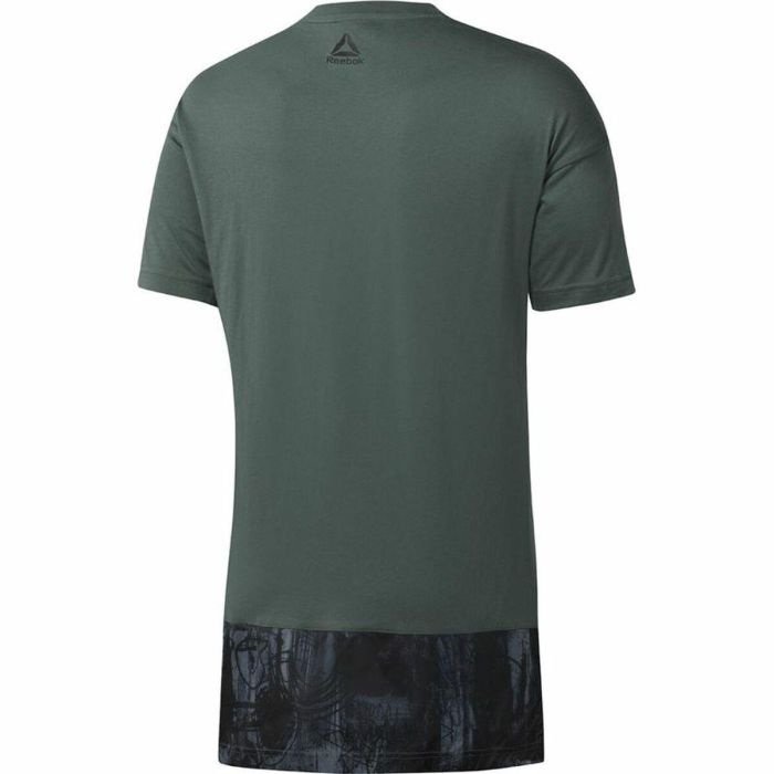 Camiseta de Manga Corta Hombre Reebok Essentials Verde Camiseta de Manga Corta Hombre Reebok Essentials Verde
