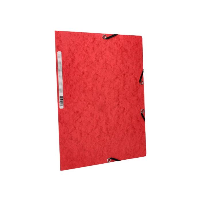 Carpeta Q-Connect Gomas Kf02165 Carton Simil-Prespan Solapas 320x243 mm Roja 3