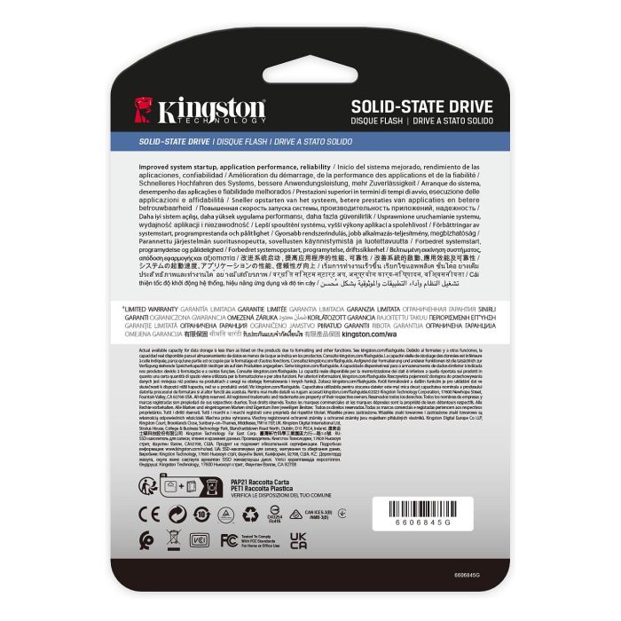 Kingston DC3000ME 3.84TB U.2 PCIe 5.0 NVMe SSD para Empresas 4