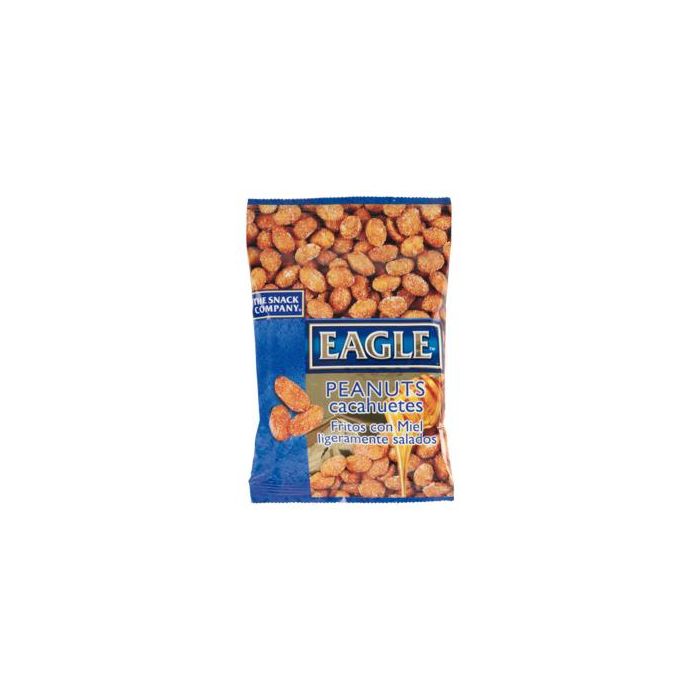 Cacahuetes Fritos Con Miel Eagle Snacks Ligeramente Salados Bolsa 75 gr Cacahuetes Fritos Con Miel Eagle Snacks Ligeramente Salados Bolsa 75 gr