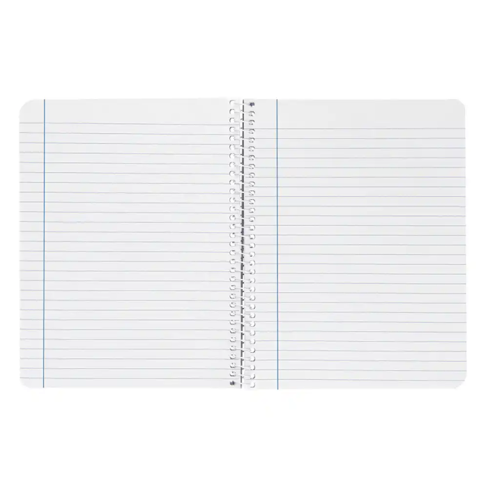 Liderpapel Cuaderno Espiral A4 Witty Tapa Dura 80 Hojas 90gr Rayado Horizontal con Margen Negro 5