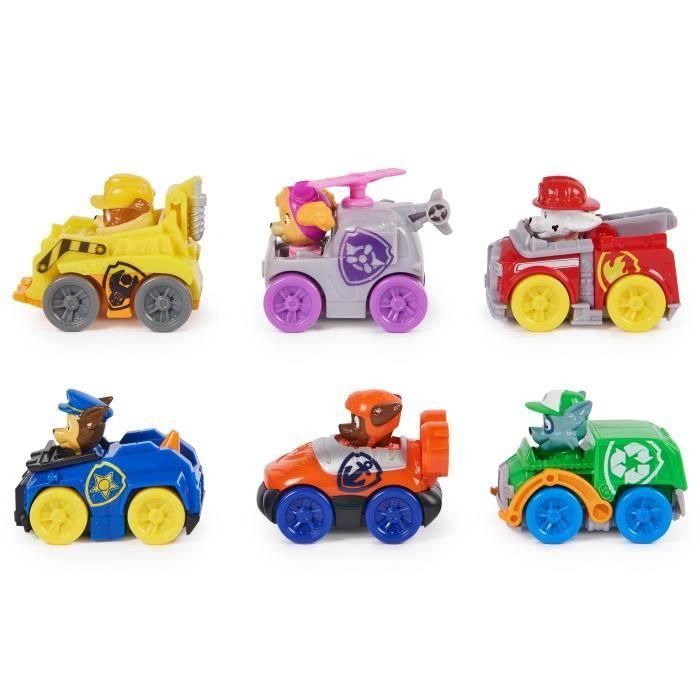 Paw Patrol Pack 6 Vehículos Pup Squad Racer 6070070 Spin Paw Patrol Pack 6 Vehículos Pup Squad Racer 6070070 Spin