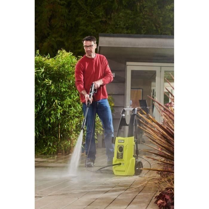 Limpiador de alta presión 1600 W 120 barras - 420 L - flexible 5 m - tanque de detergente 0.9 L Integrado - Vario Lance - Turbo Lance 2 Limpiador de alta presión 1600 W 120 barras - 420 L - flexible 5 m - tanque de detergente 0.9 L Integrado - Vario Lance - Turbo Lance 2