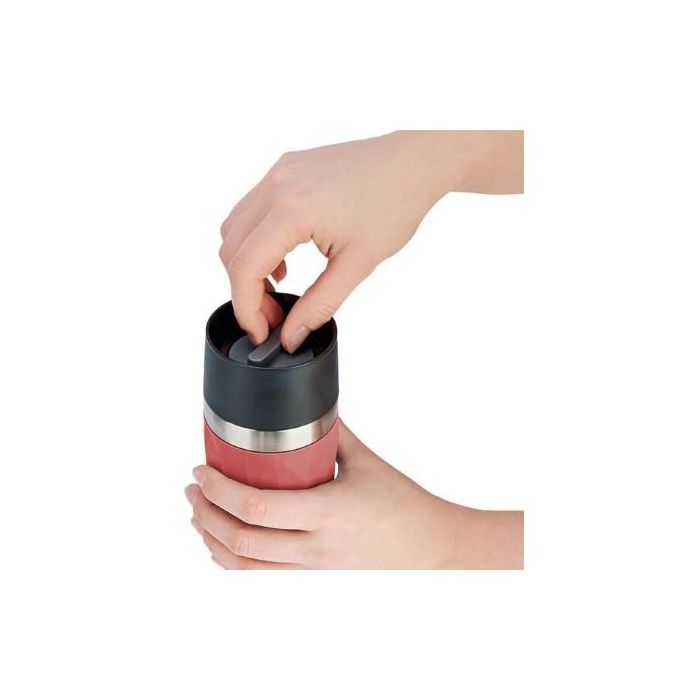 Emsa TRAVEL MUG Compact Thermobecher (koralle/edelstahl, 0,3 Liter, Drehverschluss) 6 Emsa TRAVEL MUG Compact Thermobecher (koralle/edelstahl, 0,3 Liter, Drehverschluss) 6