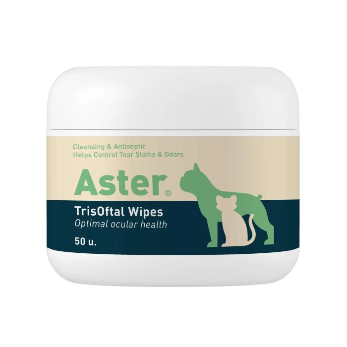 Vetnova Aster Trisoftal 50 Toallitas