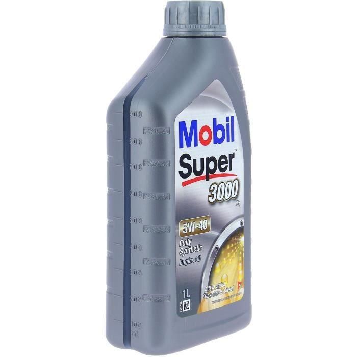 Bidón de aceite de motor - MOBIL - S3000 5W40 - 1 L - 4 estaciones 2