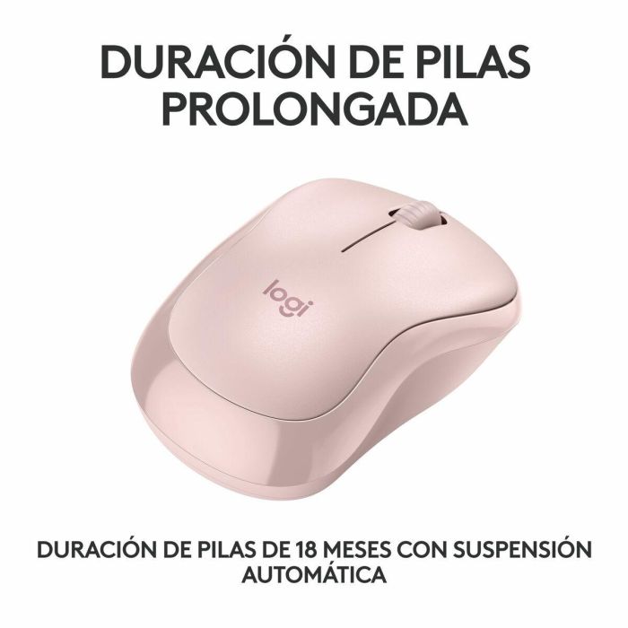 Logitech M240 Mouse Bluetooth, inalámbrico, compacto, portátil, monitoreo de fluidos - rosa 5