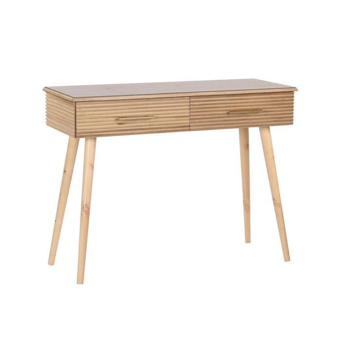 Consola Scandi DKD Home Decor Marron Claro Dorado 40 x 76 x 100 cm Consola Scandi DKD Home Decor Marron Claro Dorado 40 x 76 x 100 cm