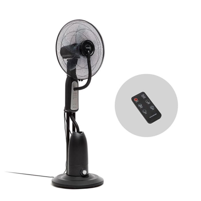 Ventilador Nebulizador de Pie con Mando a Distancia InnovaGoods Mistinn Negro 90 W 2,8 L 3 Ventilador Nebulizador de Pie con Mando a Distancia InnovaGoods Mistinn Negro 90 W 2,8 L 3