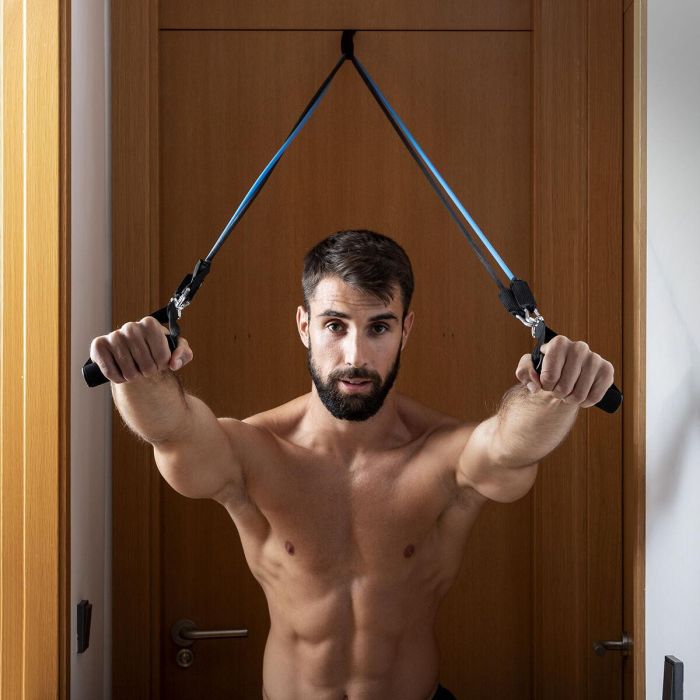 Pack Set de Bandas de Resistencia con Accesorios y Guía de Ejercicios y Plataforma Vibratoria de Entrenamiento con Accesorios y 16