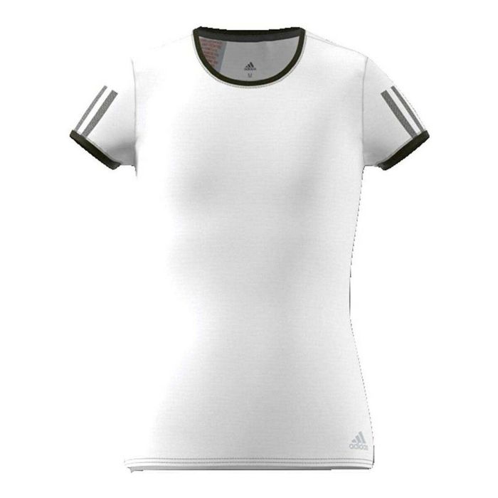Camiseta de Manga Corta Infantil Adidas CLUB TEE DU2464 Blanco Poliéster 2 Camiseta de Manga Corta Infantil Adidas CLUB TEE DU2464 Blanco Poliéster 2