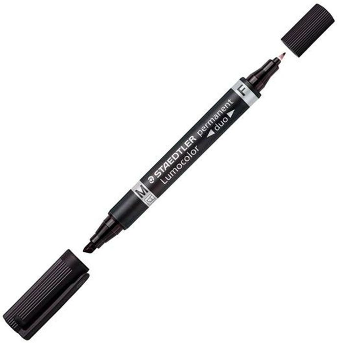 Rotulador permanente Staedtler Lumocolor 348 Negro (10 Unidades) 1