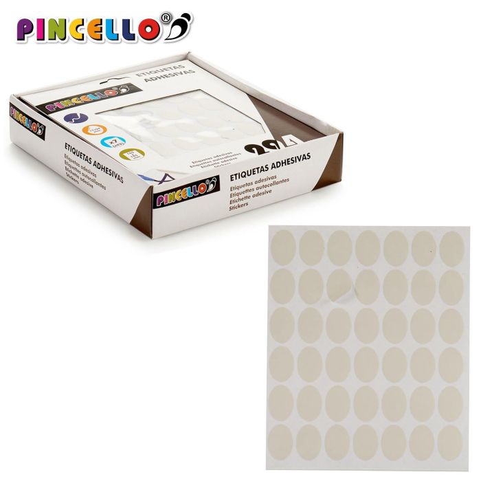 Etiquetas Adhesivas 17X24Mm Oval 7 Pags Pincello (120 Unidades) 2 Etiquetas Adhesivas 17X24Mm Oval 7 Pags Pincello (120 Unidades) 2