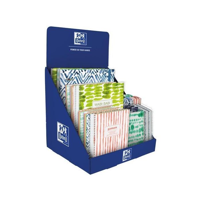 Oxford Expositor Japandi Sobremesa - 4 Europeanbinder A4+, 5 Europeanbook A4+, 5 Europeanbook A5+, 5 Europeanbook A6+, 4 Estuches, 4 Porta monedas