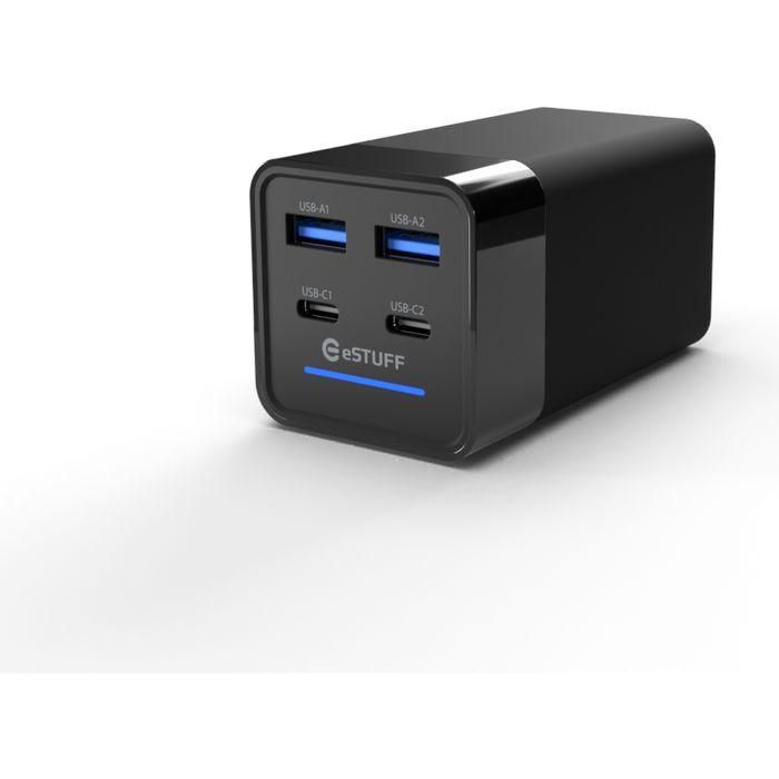 eSTUFF 120W 4-port PD GaN Multi Charger - 2 USB-C + 2 USB-A Ports 7 eSTUFF 120W 4-port PD GaN Multi Charger - 2 USB-C + 2 USB-A Ports 7