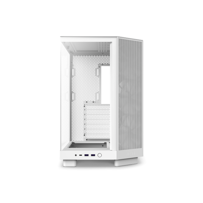 NZXT H6 Air Flow Midi Torre PC Blanco con 3 Ventiladores 120mm, Soporte ATX/micro ATX/Mini-ITX, Vidrio Templado - CC-H61FW-01 NZXT H6 Air Flow Midi Torre PC Blanco con 3 Ventiladores 120mm, Soporte ATX/micro ATX/Mini-ITX, Vidrio Templado - CC-H61FW-01