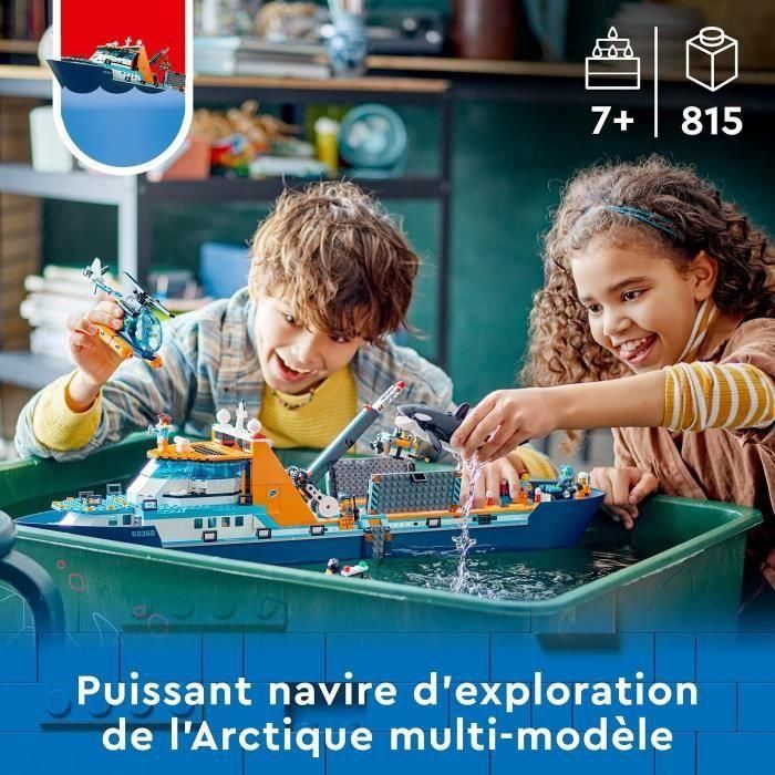 LEGO CITY 60368 The Arctic Exploration Ship, gran juguete de bote flotante, regalo para niños 2 LEGO CITY 60368 The Arctic Exploration Ship, gran juguete de bote flotante, regalo para niños 2