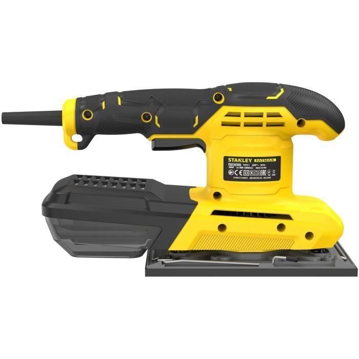 STANLEY FATMAX FMEW214K-QS Lijadora Orbital Eléctrica 280W con Órbita de 2mm, para Lijado Profesional en Madera, Metal y Multimateriales con Maletín 4 STANLEY FATMAX FMEW214K-QS Lijadora Orbital Eléctrica 280W con Órbita de 2mm, para Lijado Profesional en Madera, Metal y Multimateriales con Maletín 4