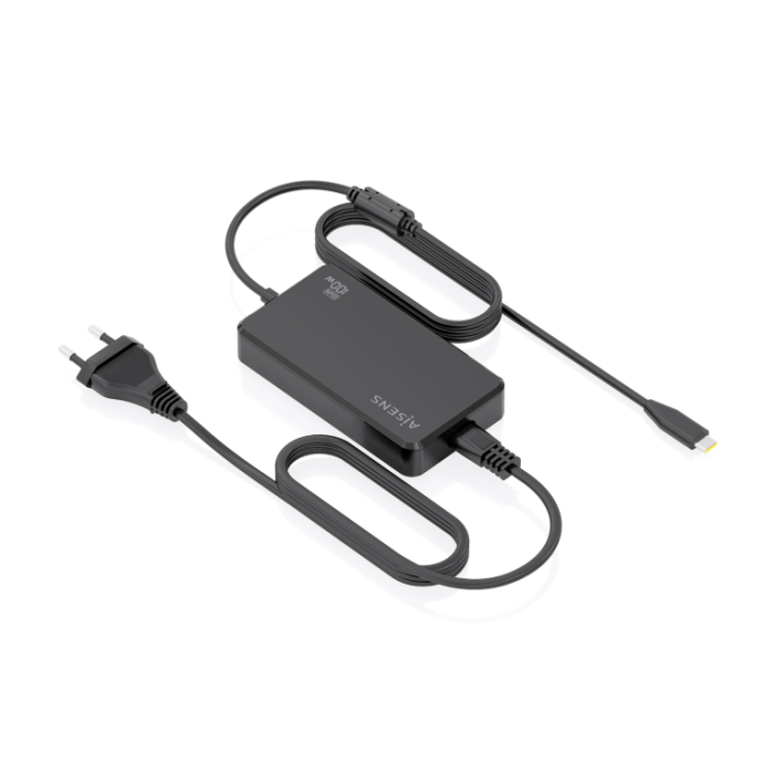 AISENS Cargador Sobremesa GaN 100W PD3.0 1xUSB-C Negro 1.8m