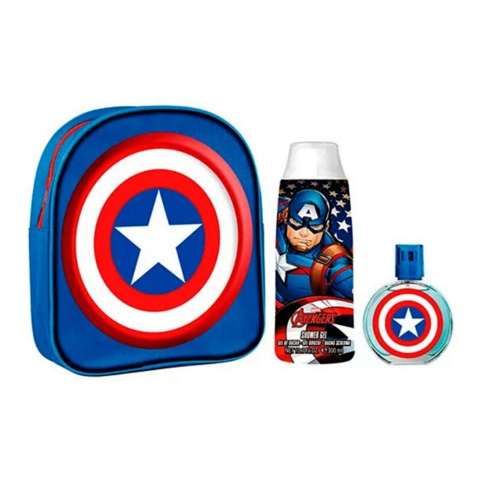 Set de Perfume Infantil Capitán América EDT 2 Piezas