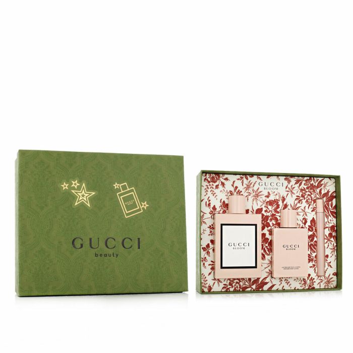 Set de Perfume Mujer Gucci EDP Bloom 3 Piezas