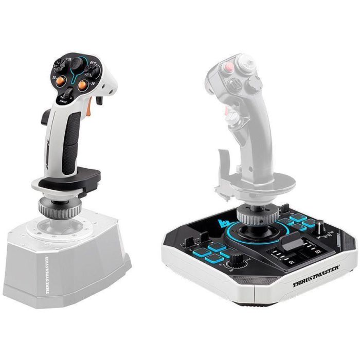 Thrustmaster AAATM35836 Joystick espacial Sol-R 2 HOSAS Space Sim Duo Ambidiestro con 88 botones y tecnología HEART de 16 bits