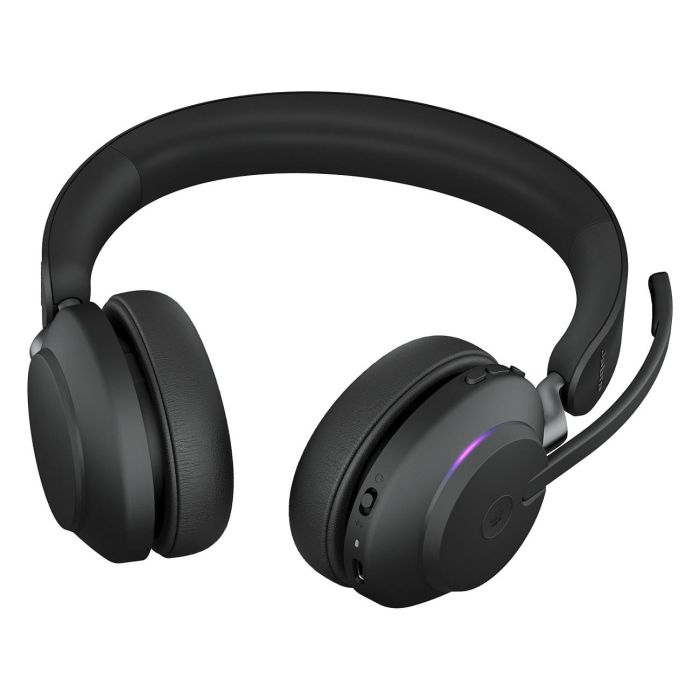 Jabra Evolve2 65 Stereo MS + Ladestation + Link 380 USB-C Auriculares Inalámbricos Negro Certificación MS Teams 4