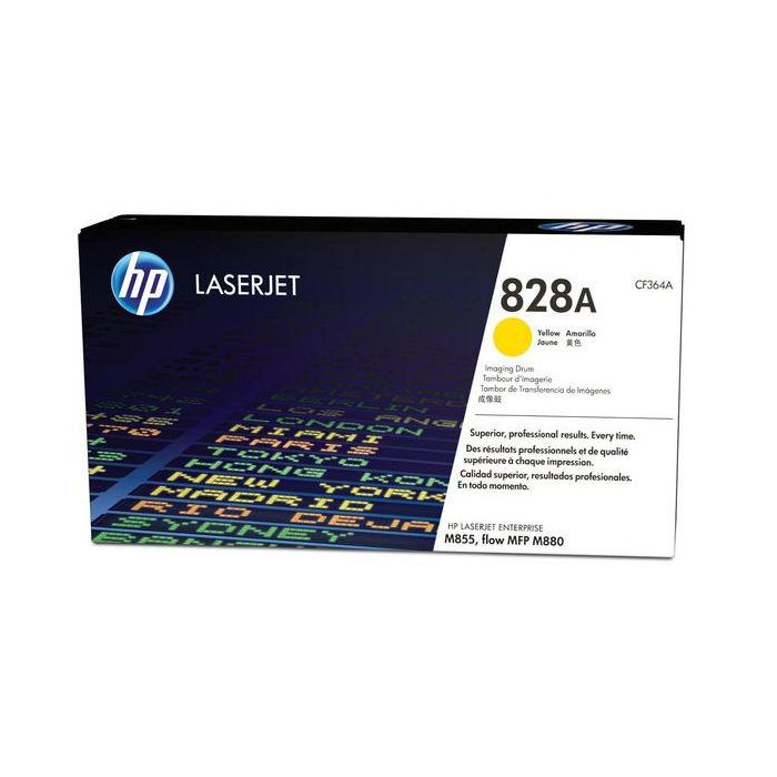 HP 828A Tambor de imágenes LaserJet amarillo para impresoras HP LaserJet Enterprise Flow M880, M855, M775
