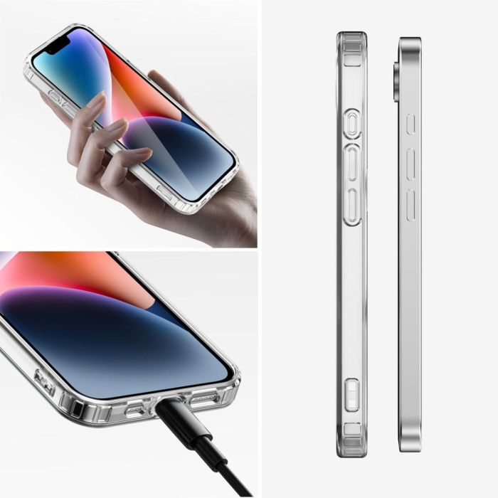 4smarts 541358 Set de Protección Premium 360 para iPhone SE (4.Gen.) Transparente, Cristal Templado/TPU Resistente a Golpes y Rayones 1